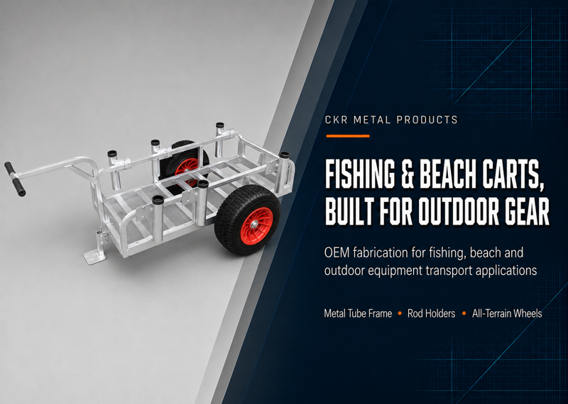 All-Terrain Fishing & Beach Cart for Outdoor Equipment Transport