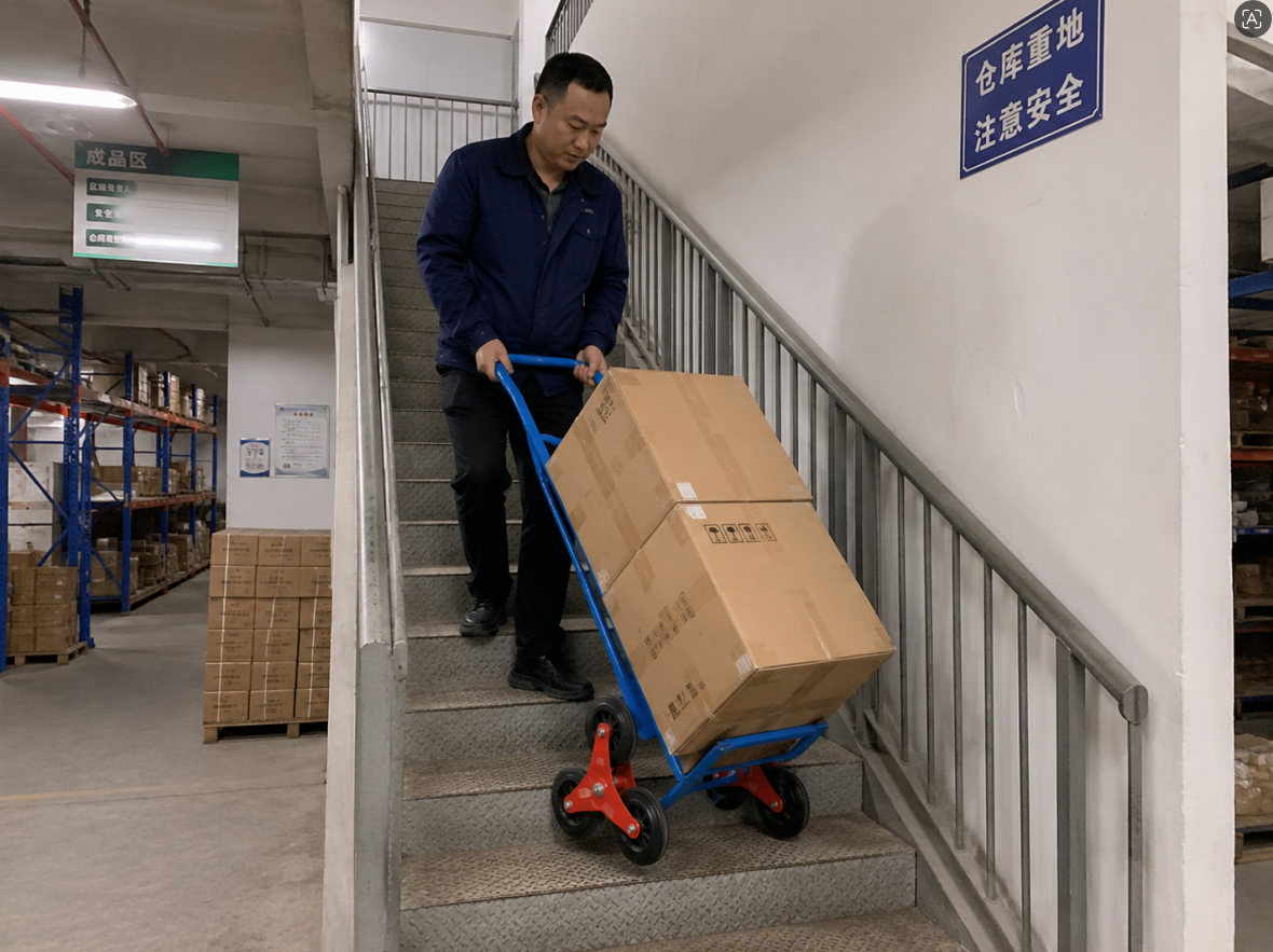 Stair Climbing Hand Truck Improves Warehouse & Delivery Efficiency